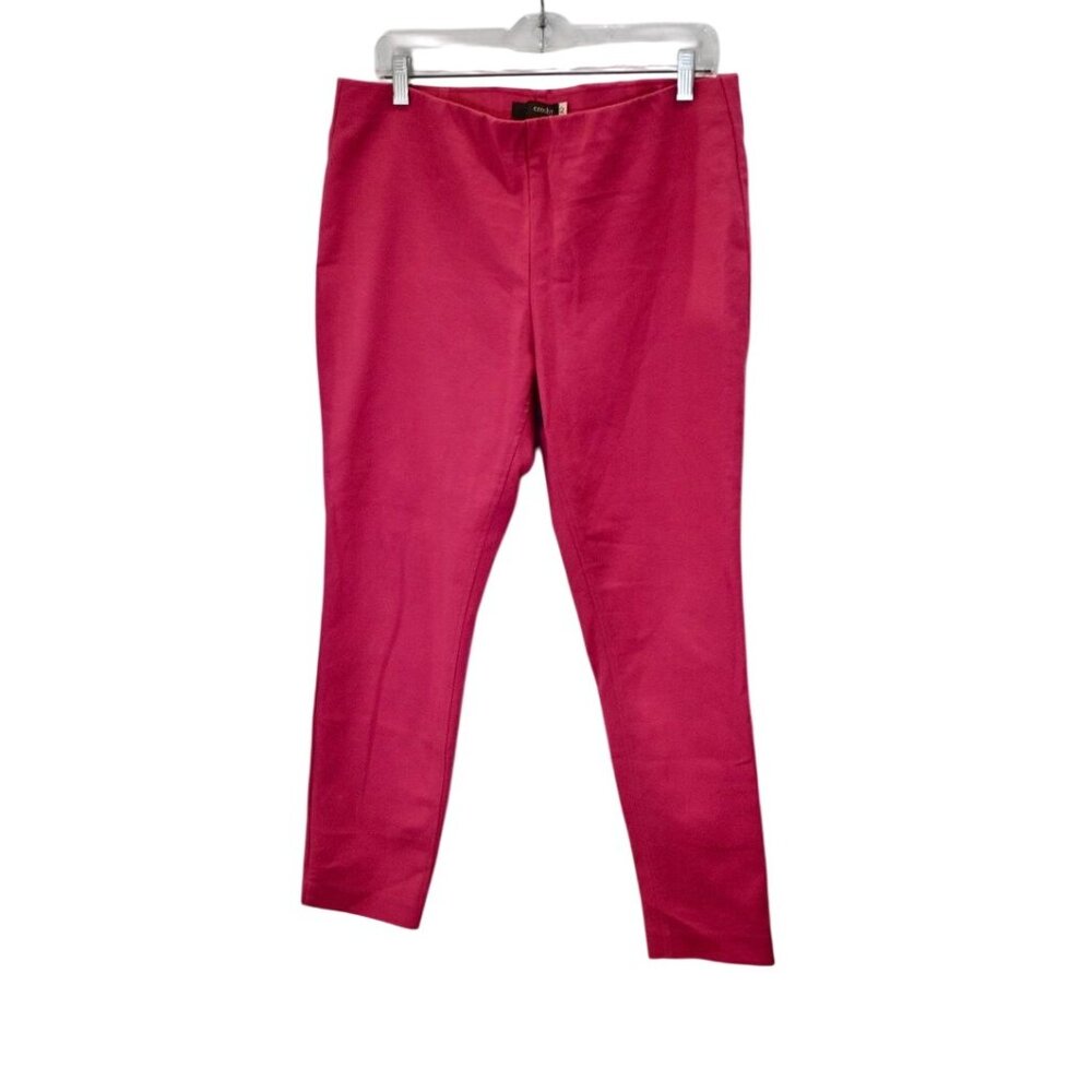 Women's Crosby Hot Pink Skinny Ankle Pants Size 12